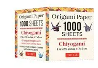Origami Paper Chiyogami 1000 Sheets 2 3/4 in 7 Cm