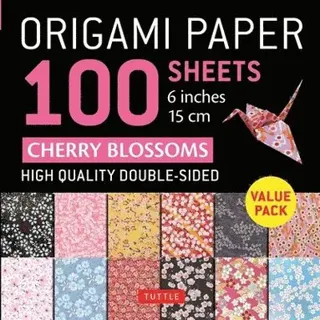 Origami Paper 100 Sheets Cherry Blossoms 6' (15 cm)