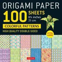 Origami Paper 100 sheets Colorful Patterns 8 1/4' (21 cm)