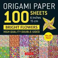 Origami Paper 100 Sheets Bright Flowers 6' (15 cm)