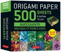 Origami Paper 500 sheets Succulents 6' (15 cm)