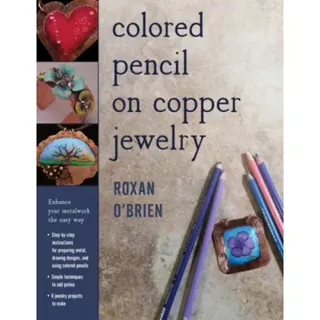 Colored Pencil on Copper Jewelry