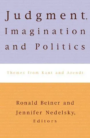 Judgment, Imagination, and Politics