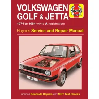VW Golf & Jetta Mk 1 Petrol 1.1 & 1.3 (74 - 84) Haynes Repair Manual