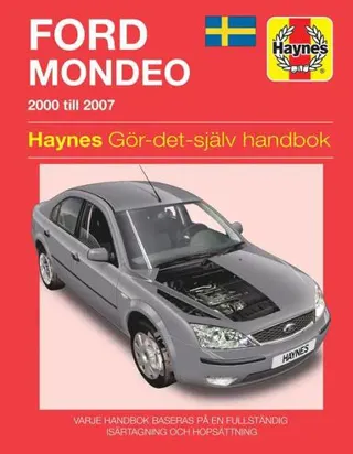 Ford Mondeo (2000 - 2007) Haynes Repair Manual (svenske utgava)