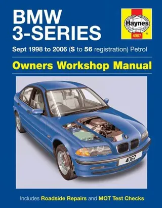 BMW 3-Series Petrol (Sept 98 - 06) Haynes Repair Manual