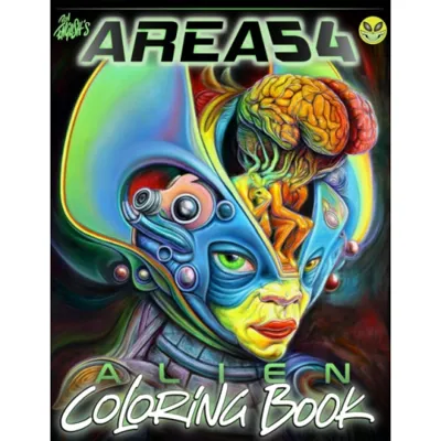 Ron English's Area 54 Alien Coloring Book