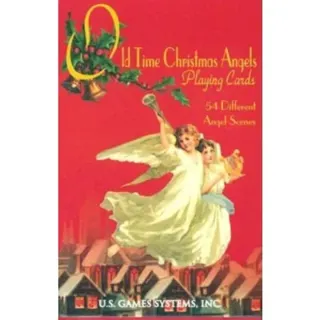 Old Time Christmas Angel Playing Cards