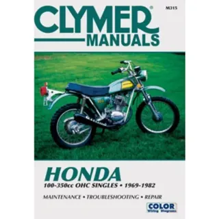 Honda 100-350cc OHC Singles Motorcycle (1969-1982) Service Repair Manual