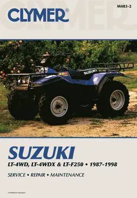 Suzuki LT-4WD, LT-F4WDX & LT-F250 ATV (1987-1998) Service Repair Manual