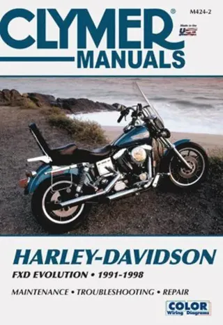 Harley-Davidson FXD Evolution Motorcycle (1991-1998) Clymer Repair Manual