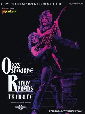 Ozzy Osbourne - Randy Rhoads Tribute Guitar Tablature Songbook with Complete Transcriptions Play It Like It Is Series for Electric Guitar Includes Cra