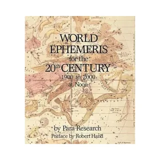 World Ephemeris For The 2Oth Century (Noon)