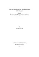 On the Chronology of Sound Changes in Tocharian, Volume 1