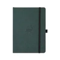Dingbats* Wildlife Soft Cover A5 Dotted - Green Deer Notebook