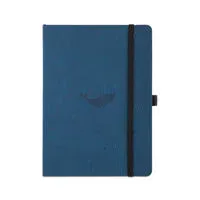 Dingbats* Wildlife Soft Cover A5 Dotted Blue Whale Notebook