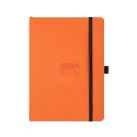 Dingbats* Wildlife Soft Cover A5 Dotted - Orange Tiger Notebook