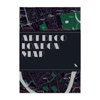 Art Deco London Map