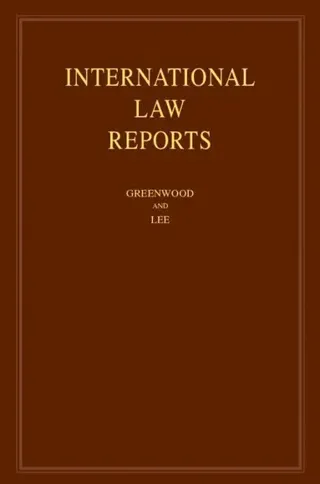 International Law Reports: Volume 212