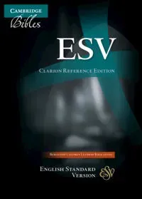 ESV Clarion Reference Bible, Burgundy Buffalo Calfskin Leather, Full Yapp, ES485:XLY