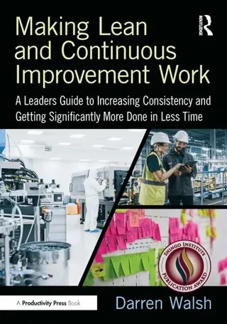 Making Lean and Continuous Improvement Work