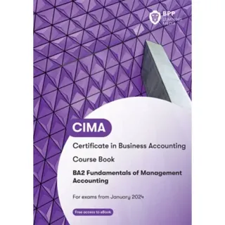 CIMA BA2 Fundamentals of Management Accounting