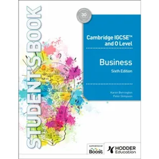 Cambridge IGCSE and O Level Business Sixth Edition