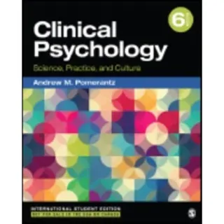 Clinical Psychology - International Student Edition