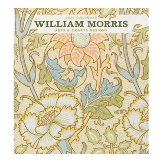 William Morris: Arts & Crafts Designs CAL25113: 2025 Wall Calendar