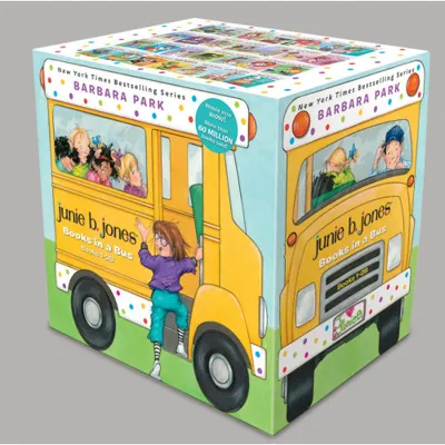 Junie B. Jones Books in a Bus 28-Book Boxed Set: The Complete Collection: Books 1-28