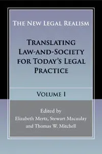 The New Legal Realism: Volume 1