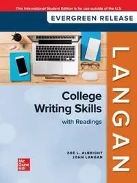 College Writing Skills with Readings: 2026 Release ISE
