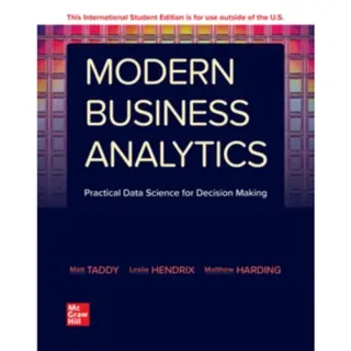 Modern Business Analytics ISE