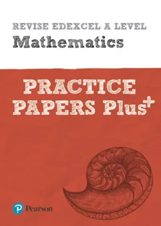 Pearson REVISE Edexcel A Level Maths Practice Papers Plus - for 2026, 2027 exams