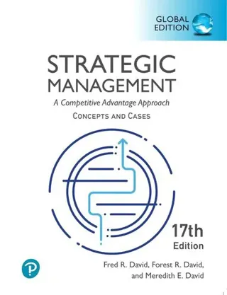 Strategic Management: A Competitive Advantage Approach, Concepts and Cases, Global Edition -- MyLab Management with Pearson eText