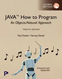 Java How to Program: An Objects-Natural Approach, Global Edition