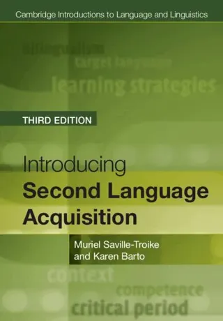 Introducing Second Language Acquisition