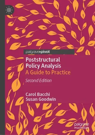 Poststructural Policy Analysis