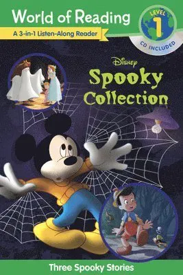 World of Reading: Disney's Spooky Collection 3-In-1 Listen-Along Reader-Level 1 Reader: 3 Scary Stories with CD!