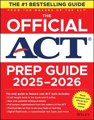 The Official ACT Prep Guide 2025 - 2026