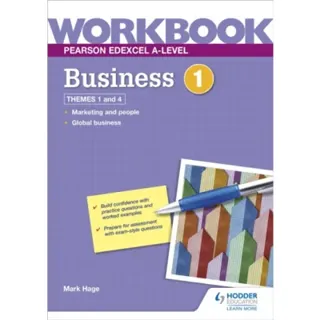Pearson Edexcel A-Level Business Workbook 1