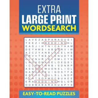 Extra Large Print Wordsearch