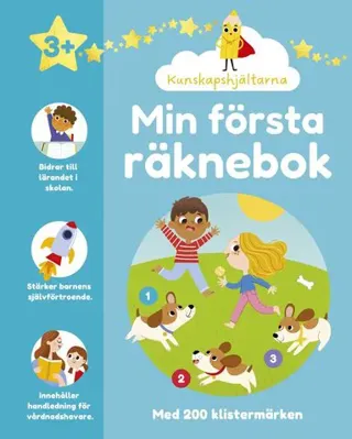 Min första räknebok : pysselbok med klistermärken