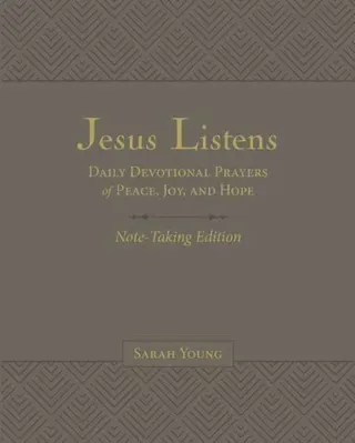 Jesus Listens Note-Taking Edition, Leathersoft, Gray, with Full Scriptures