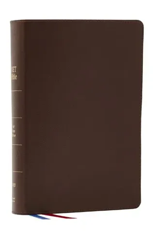 NET Bible, Full Notes Edition (NET, Brown Genuine Leather, Comfort Print)