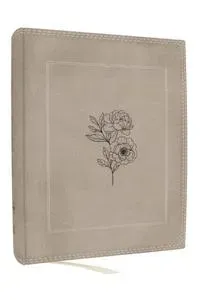 NKJV, Journal the Word Bible, Large Print: Reflect, Journal or Create Art Next to Your Favorite Verses (Stone Leathersoft over board, Red Letter)