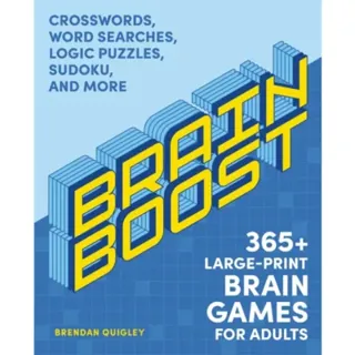 Brain Boost: 365 Brain Games for Adults