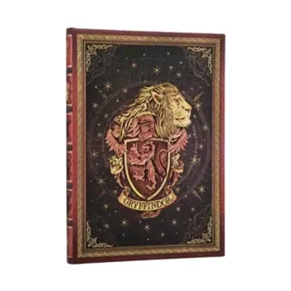 Gryffindor Journal (Harry Potter Collection) Midi Custom Lined (Elastic Band Closure)