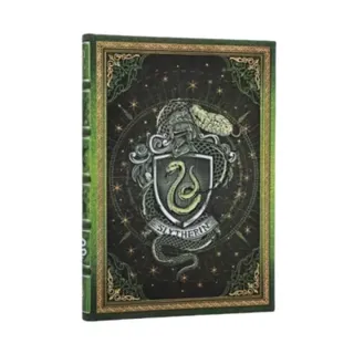 Slytherin Journal Midi Custom Unlined Hardcover, 144pg, 120GSM by Paperblanks (Harry Potter Collection)