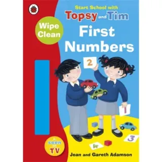 Start school with topsy and tim: wipe clean first numbers